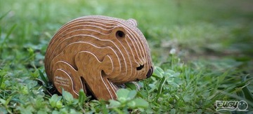 Вомбат Юджи. Эко-пазл 3D.