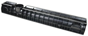 Линейный дренаж C250 120x158 Решетка чугунная 1м