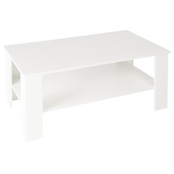Stolik kawowy 100x57x43 cm biały ML Design