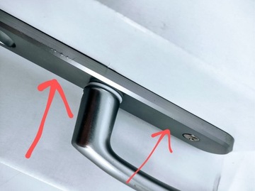 Противовзломная наружная ручка для входных дверей Bricard, 25 см