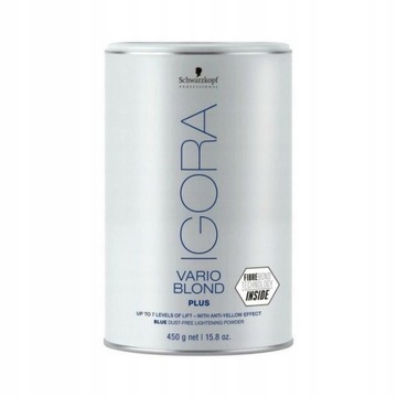Schwarzkopf IGORA Rozjaśniacz Do Włosów Niebieski Bezpyłowy VARIO BLOND
