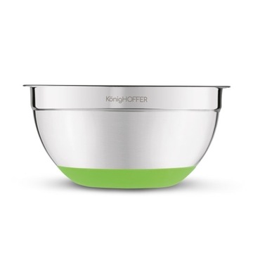 Набор нержавеющих кухонных мисок МЕТАЛЛИЧЕСКАЯ ЧАША для теста, 4 шт.