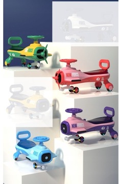 GRAVITY RIDE ON ДЛЯ РЕБЕНКА Автотолкач со СВЕТЯЩИМИСЯ СВЕТОДИОДНЫМИ РЕЗИНОВЫМИ КОЛЕСАМИ