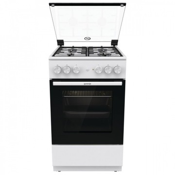 Kuchnia Gazowa Elektryczna Gorenje GK5A21WH Gazowo GRILL PIZZA 50cm 68L