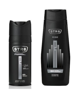 STR8 RISE ZESTAW 2cz SPRAY 150ml + ŻEL 400ml