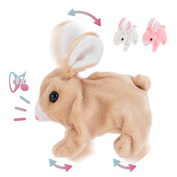 Игрушка для ходьбы и лая кролика на батарейках.