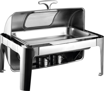 PODGRZEWACZ GN 1/1 DO POTRAW GASTRONOMICZNY ROLL-TOP 9 L STALOWY PRESTONA