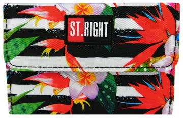 ST.RIGHT Portfel Kwiaty Tropikalne Tropical