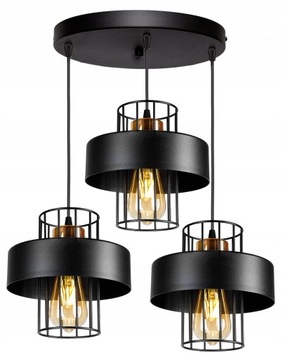 LAMPA WISZĄCA SUFITOWA ŻYRANDOL LOFT DRUT LED HIT