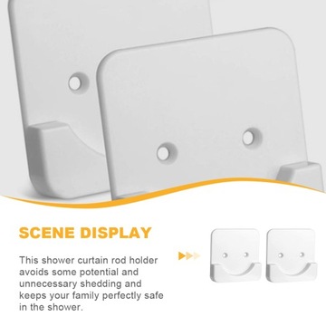 Ручки для крепления карниза для душевой шторы.