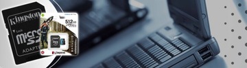 Карта памяти microSD Kingston Canvas Go Plus емкостью 512 ГБ