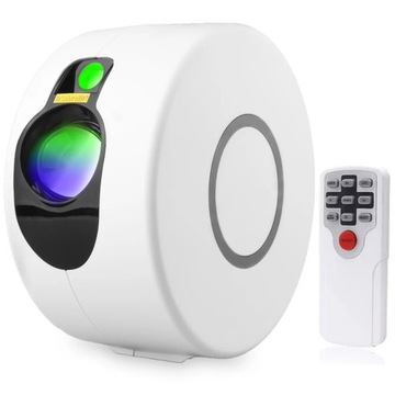 PROJEKTOR GWIAZD LAMPKA LED KOSMOS GALAXY SPACE RZUTNIK LASEROWY 3D + PILOT