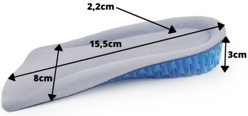 СПОРТИВНЫЕ ГЕЛЕВЫЕ СТЕПЛКИ ДЛЯ УВЕЛИЧЕНИЯ 2 СМ