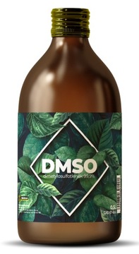 DMSO Dimetylosulfotlenek CZYSTY 99,9% SZKŁO 500ML