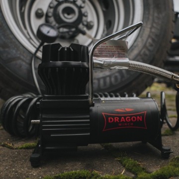 Портативный автомобильный компрессор Dragon Winch, 150 фунтов на квадратный дюйм, 10,3 бар, 12 В