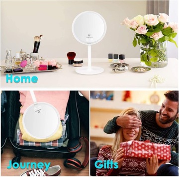 Lusterko z podświetleniem LED 5x powiększenie