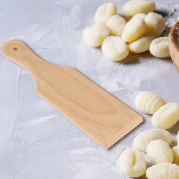 Makaron Talerz Drewniany Zestaw Gnocchi Deska