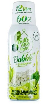 Набор из 6 сиропов для газировки FruttaMax Carbonator, Lime Mint Bez Light