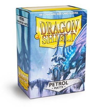 Protektory MATOWE Petrol 100 szt Dragon Shield