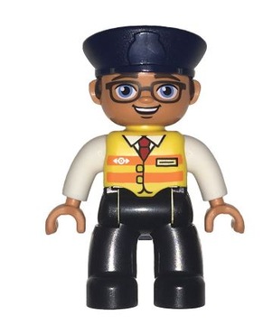LEGO Duplo Ludzik Figurka Pan Maszynista