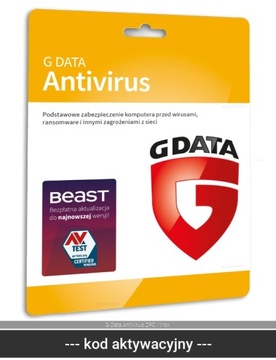 G Data AntiVirus 2PC / 1 rok - 2025