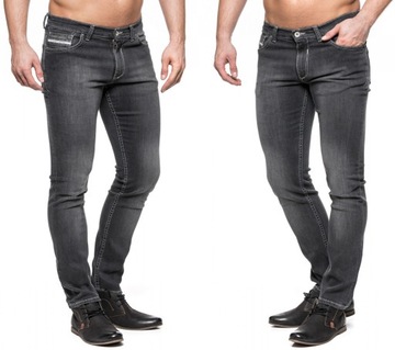 SPODNIE MĘSKIE STANLEY JEANS - 412/009 - 102cm L32