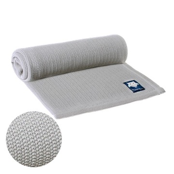 ECRI КРЕЩЕННОЕ ТРИКОТАЖНОЕ ОДЕЯЛО 80х100