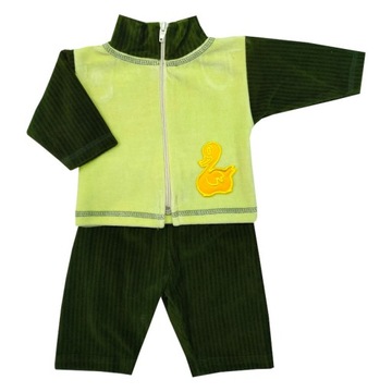 Dres welurowy ze stójką 74 cm