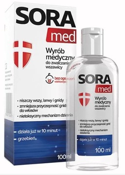 Sora Med 100 ml płyn na wszy