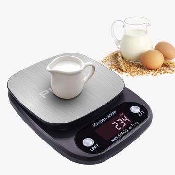 Электронные прецизионные кухонные весы 5 кг/0,1 г для дома с ЖК-дисплеем
