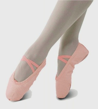 Дышащие гладкие балетки Dance Ballet Pink 28