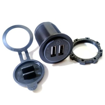 Двойная розетка для зарядного устройства 4,2 А USB. Розетка для быстрого зарядного устройства.