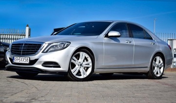 Mercedes Klasa S W222 Limuzyna 500 456KM 2014 Mercedes S500 4m Webasto 360 Multikontury Dociąg Hak Masaż ACC Blis Pamięci