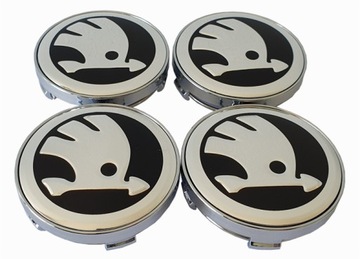 DEKIELKI ZAŚLEPKI DEKLE FELG KAPSLE SKODA 60MM