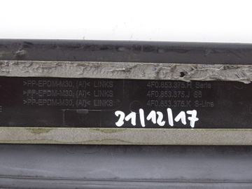 LISTWA PROGOWA LEWY TYŁ AUDI A6 C6 LIFT S-LINE