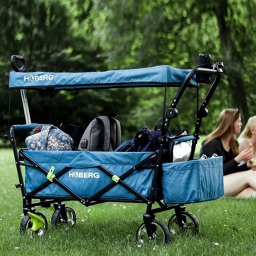 ТЕЛЕЖКА ДЛЯ ПЛЯЖНОГО ПИКНИКА С КРЫШЕЙ ДО 80 КГ Hoberg