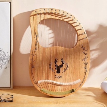 Арфа-лира с 16 струнами.