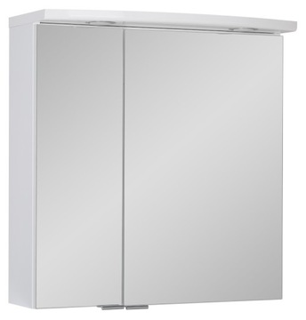 Szafka lustrzana Bruno 60 cm biała z oświetleniem