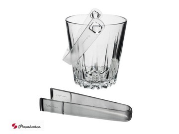 Ведерко для льда и щипцы 800 мл КАРАТ ПАСАБАХЧЕ