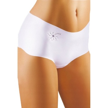 Трусики EMILI Daisy Laser Cut белые XL