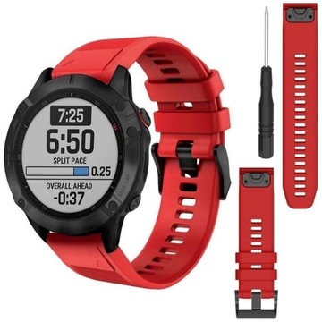 Pasek Silikonowy Quick Fit do Garmin Epix 2 / Fenix 5 / 5 Plus / 6 / 7