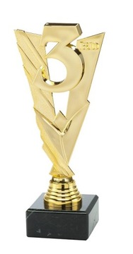 Statuetka złota numer 3 , 20,5cm