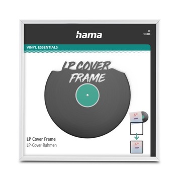 КРЫШКИ ДЛЯ ВИНИЛОВЫХ ПЛАСТИНОК AL FRAME БЕЛЫЕ / HAMA