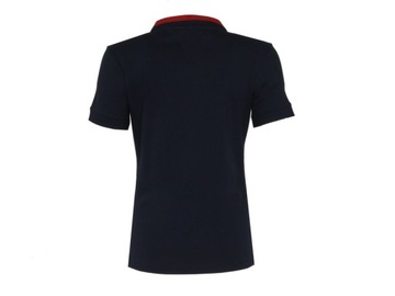 TOMMY HILFIGER polo damskie, granatowe, slim, S