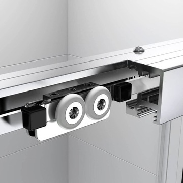 Раздвижная душевая кабина с бесшумным закрыванием – 120x100 см - MS1500 SWISS MEYER