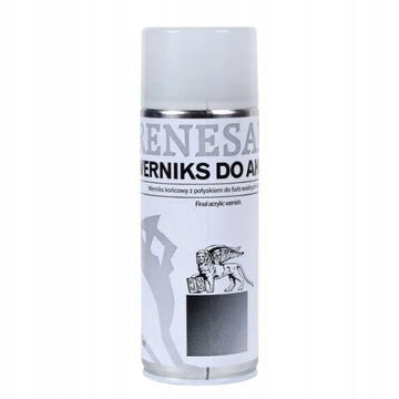 Werniks w sprayu do akrylu 400 ml Renesans