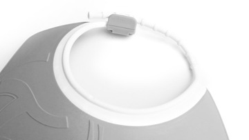 Нагрудник Twistshake с карманом, 2 шт., белый+серый