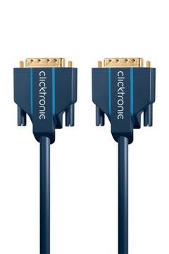CLICKTRONIC DVI-D - Кабель DVI-D (24+1) 1м