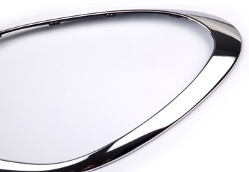 РАМА ОЧКИ МАСКА ГЛАЗ ХРОМ КОЛЬЦО ФАРЫ MINI COOPER R60 R61 СЛЕВА