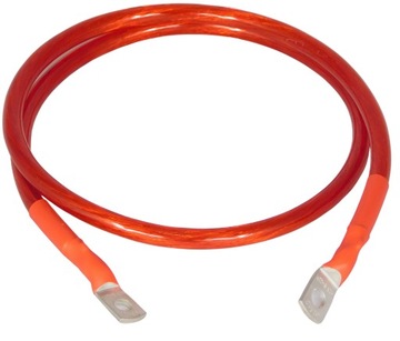 KABEL PRZEWÓD DO ŁĄCZENIA AKUMULATORÓW ELASTYCZNY LgY 25 mm2 4GA OFC 2m